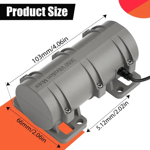 Vista 2 de Motor DC de 12V 3800rpm Motor de Vibración Fuerte Mini Motor Rotativo de Velocidad Vibrante Industrial para Cama de Masaje Eléctrica Silla