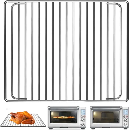 Vista 8 de Piezas de repuesto para Breville BOV450XL Mini Smart Encimera Horno y Tostador, 11.5 x 10.3 pulgadas, accesorios de acero inoxidable, rejilla
