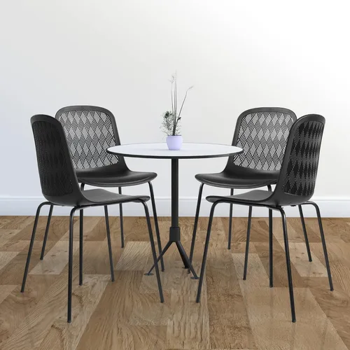 Vista 2 de Sillas modernas con patas de metal para sala, dormitorio, cocina, comedor, sala de espera, restaurantes, cafeterías, juego de 4