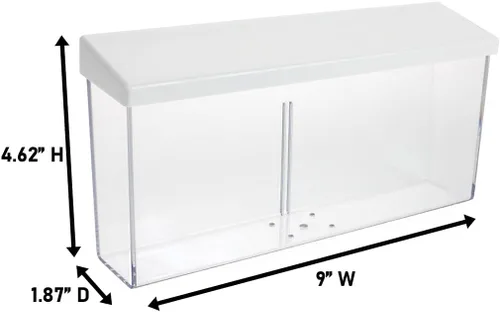 Vista 3 de Source One - Dispensador de literatura de acrílico para montaje en pared para exteriores