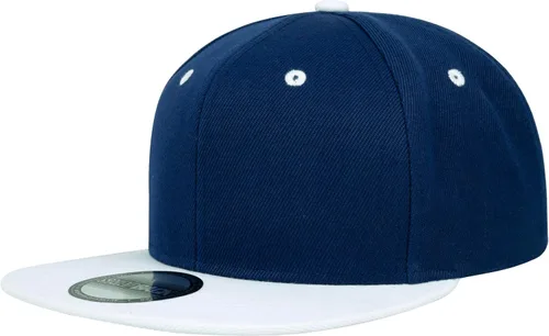 Vista 55 de Gorras Snapback Gelante para Hombres - Gorra de Béisbol con Visera Plana Ajustable - Liso en Blanco Ajustable Negro