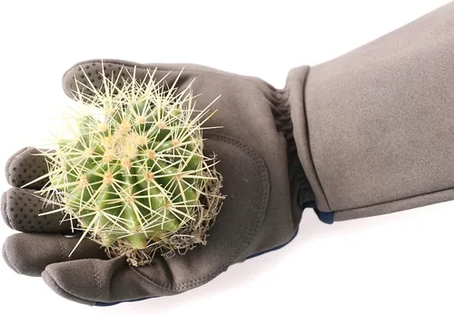 Vista 7 de COOLJOB Guantes de jardín para poda de rosas a prueba de espinas para hombres, guantes de manga larga acolchados para trabajo de jardín