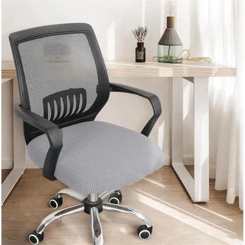 Vista 10 de Sunnyway Funda elástica para asiento de silla de oficina, extraíble y elástica, funda de asiento para silla de computadora, de elastano, lavable