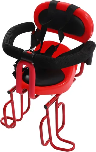 Vista 4 de Asiento trasero de bicicleta para niños, 14.17 x 20.48 pulgadas, portátil, montado en la parte trasera, asiento de bicicleta para niños, bicicleta