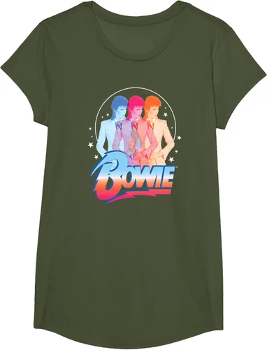 Vista 54 de David Bowie - Camiseta Bowie 3D, Negro