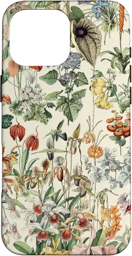 Vista 18 de Cute Flowers Vintage Botanical Flower Illustration Case for iPhone 17