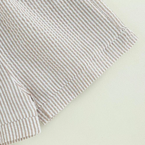 Vista 74 de fhutpw Conjunto de 2 piezas de ropa de verano para bebés, camiseta de manga corta, cintura elástica, pantalones cortos para niños pequeños