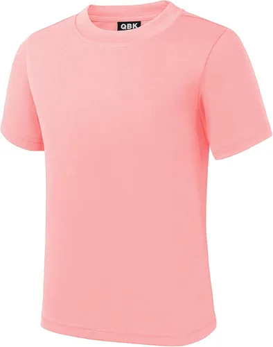 Vista 2 de QBK 4T to Youth Neon Shirt Kids Dri Fit Athletic Camiseta de manga corta para niños y niñas