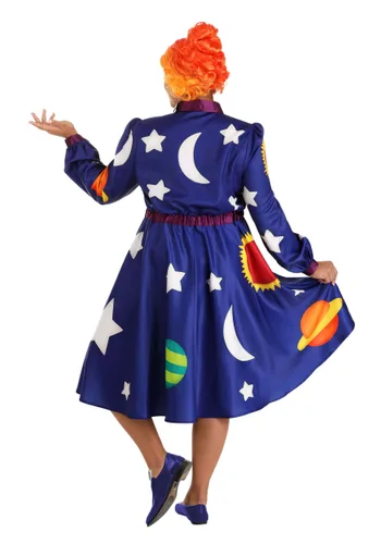 Vista 2 de Disfraz Plus Size Deluxe de Ms. Frizzle para Mujer Multicolor