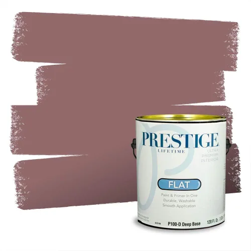 Vista 554 de Prestige Paints Pintura exterior e imprimación en uno, 1 galón, plano, coincidencia comparable de Valspar* Amber Rose*