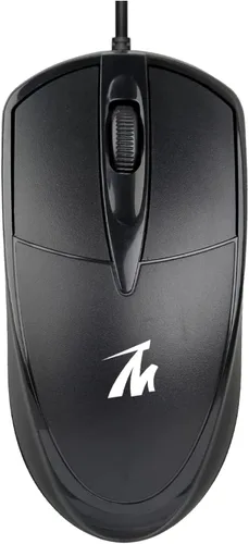 Vista 5 de Tech Magnet Comfort - Mouse con cable USB, 3 botones, sensor óptico de 1200 DPI, alto rendimiento Plug & Play, para escritorio, PC y laptop