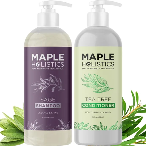 Vista 10 de Champú y acondicionador de aceite de argán de Marruecos, sin sulfato, juego de champú y acondicionador para cabello teñido - Champú y acondicionador