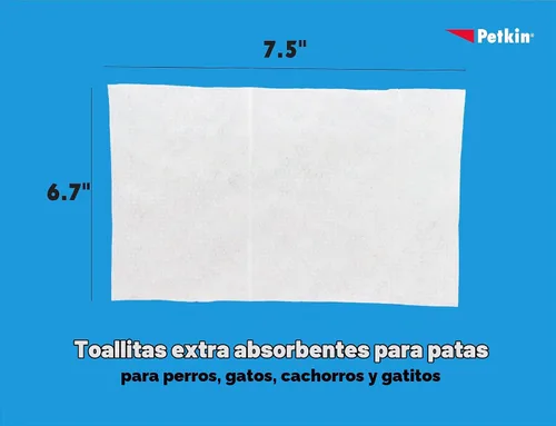 Vista 5 de Petkin Toallitas caninas 100
