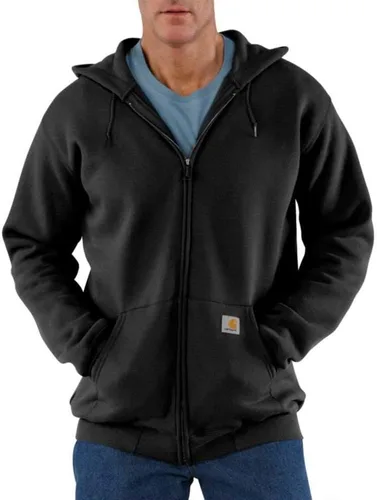 Vista 2 de Carhartt - Sudadera holgada de peso medio con cremallera completa para hombre