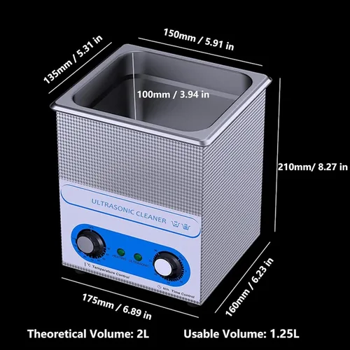 Vista 5 de Ultra Heated Jewelry Cleaner - Powerful Ultrasonic Cleaner for Watches, Coins & Rings - Fast & Effective Cleaning Solution for Sparkling Shine &