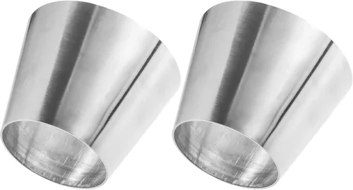 Vista 9 de X AUTOHAUX - Tubo de escape con mandril para coche, codo doblado, tubo de acero inoxidable 304, reductor concéntrico de 2.5" DE a 3" DE, 2 piezas