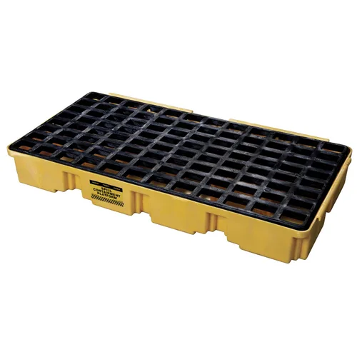 Vista 9 de Eagle Plataforma modular para derrames de un tambor, 26.25"x26"x6.5", sumidero de 15 galones, bandeja de contención de capacidad de carga de 2,000