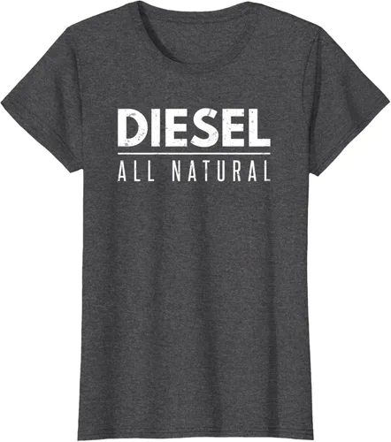 Vista 6 de Diesel All Natural Diesels Trucks Roll Carbón Power 4X4 T-Shirt Negro