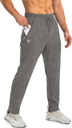 Vista 22 de G Gradual - Pantalones deportivos para hombre con bolsillos con cremallera, joggers cónicos para hombres, pantalones atléticos para entrenamiento