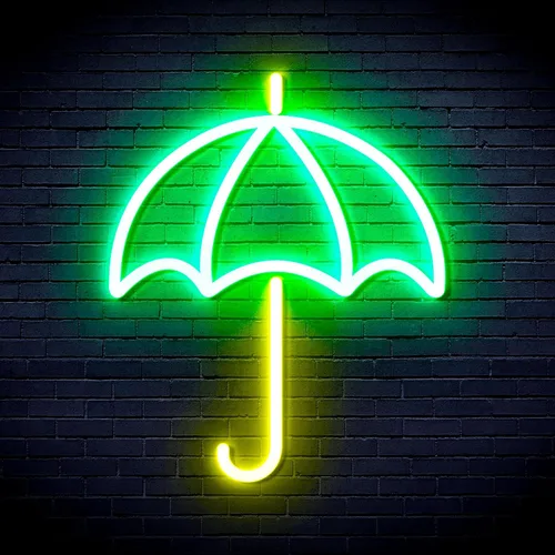 Vista 19 de ADVPRO Paraguas Flex Silicona LED Neon Sign - Púrpura - st16s33-fnu0016-p