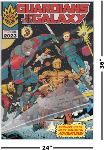 Vista 2 de Guardians Of The Galaxy Volume 3 - Comic Poster (Comic Cover) (Size: 24" x 36") (Laminated Poster)