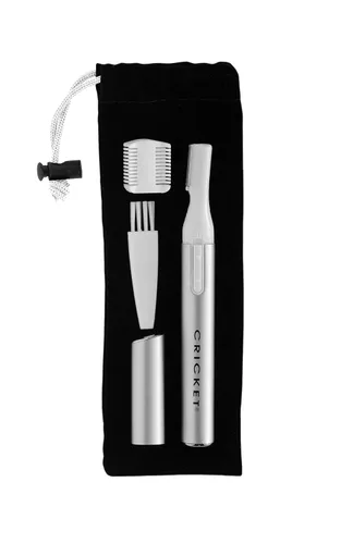 Vista 3 de Cricket Micro recortadora de pelo para aseo y detalles, cabello corporal y facial, funciona