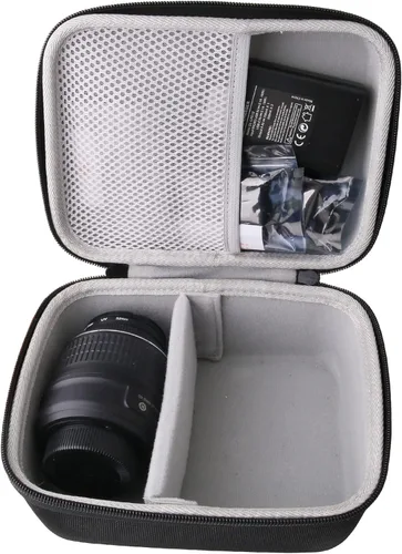 Vista 7 de Estuche rígido de transporte de EVA compatible con Canon EOS M50/EOS M50 Mark II sin espejo para cámara de vlogging.