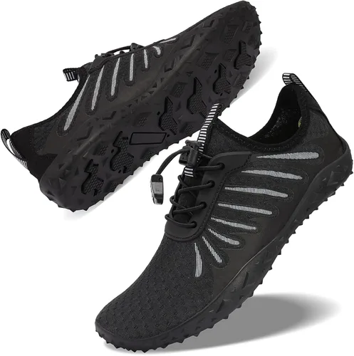 Vista 2 de TIAMOU - Zapatos de agua para hombre y mujer, secado rápido y agradables, para natación, buceo, surf, calcetines acuáticos para natación