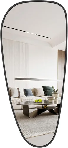 Vista 36 de WallBeyond Espejo asimétrico, espejo de pared irregular, espejos de pared decorativos para dormitorio, sala de estar, entrada, pasillo, espejo