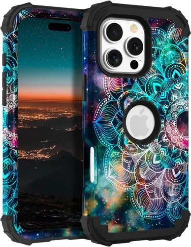 Vista 51 de Hocase Funda para iPhone SE 2022/2020, resistente a prueba de golpes, de plástico duro+goma de silicona, funda protectora híbrida para iPhone SE
