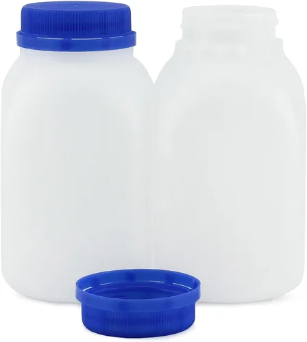 Vista 9 de Cornucopia Brands Paquete de 12 botellas de leche de plástico de 8 onzas, sin BPA, aptas para lavavajillas, multiuso para leche, jugo, batidos