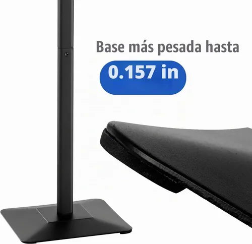 Vista 6 de YIYO Soporte para Carteles Soporte para Póster, pedestal ajustable resistente Soporte de Señalización Soporte de Piso, marco de aluminio de pie