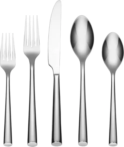 Vista 5 de Cambridge Silversmiths Gilda Black Satin - Juego de cubiertos de 20 piezas, servicio para 4 personas