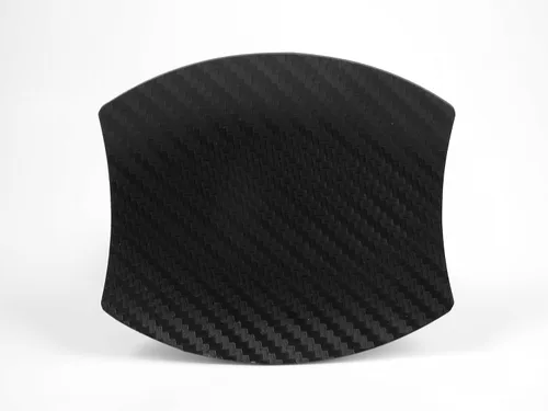 Vista 4 de Protector de fibra de carbono para manija de puerta de coche, para Fiat 500 (2 unidades)