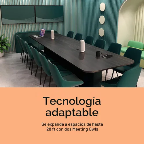 Vista 6 de Meeting Owl 3 Premium Pack: cámara inteligente de videoconferencia HD de 360 grados, micrófono y altavoz