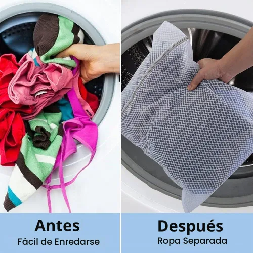 Vista 5 de Vivifying Bolsas de malla XL grandes, paquete de 2 bolsas de malla de panal de 20 x 24 pulgadas para lavadora, ropa delicada, suéter, abrigos