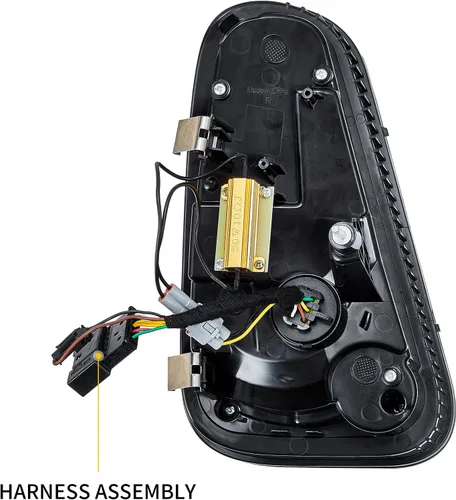 Vista 5 de VLAND LED Luces Traseras Rojas Compatibles Para [2001-2006 BMW Mini Cooper R50 R52 R53 y Mini Cooper Hatchback/Convertible de 1ª generación] Con