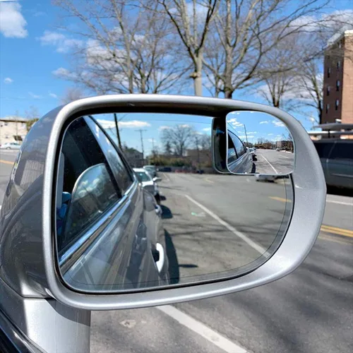 Vista 6 de Espejo de punto ciego para vehículo, con forma de ventilador, vidrio de alta definición, sin marco, espejo retrovisor convexo de gran angular