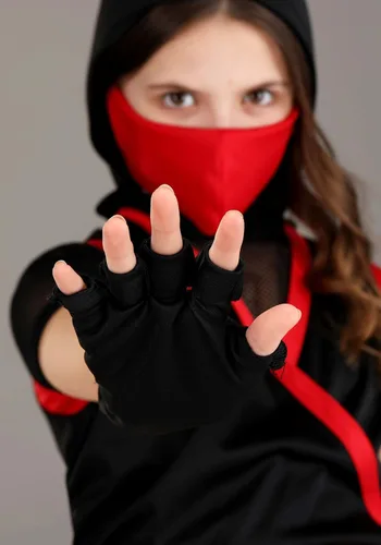 Vista 4 de Disfraz de Ninja Stealth para niña