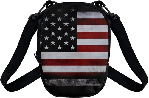 Vista 2 de Suobstales Pequeñas bolsas cruzadas para hombres, bolsa de hombro casual, bolsa de pecho, bolsa de mensajero juvenil