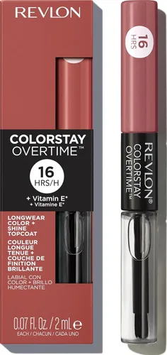 Vista 20 de Revlon Lápiz labial líquido con brillo de labios transparente, colorStay Overtime Lipcolor, relleno de calcetines para mujeres, 005 Infinite 005