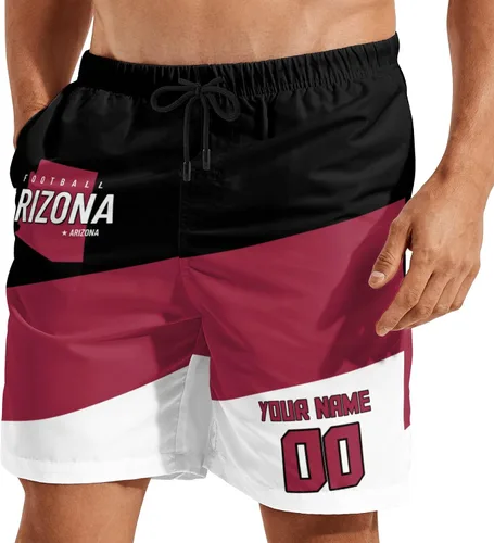 Vista 2 de Pantalones cortos de fútbol personalizados para hombre, regalos para hombres, casual, ciudad, jóvenes, aficionados, pantalones cortos deportivos