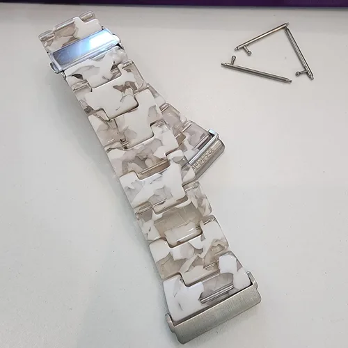 Vista 3 de Compatible con Fitbit Versa4/Sense2/Versa3/Sense, Versa/Versa 2/Versa Lite/Versa SE, correas de resina de repuesto para reloj inteligente