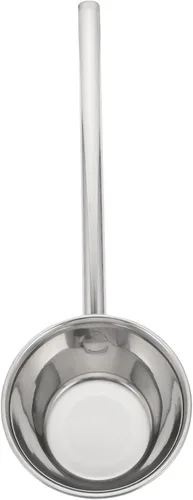 Vista 10 de Yardwe Cucharón de agua de mango largo de 18 pulgadas de acero inoxidable para cocina y jardinería, cuenco profundo, regadera para el hogar