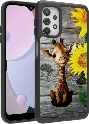Vista 11 de Funda diseñada para Samsung Galaxy A32 (6.5"), funda duradera para teléfono con diseño de mármol abstracto firmado para Galaxy A32 5G, resistente