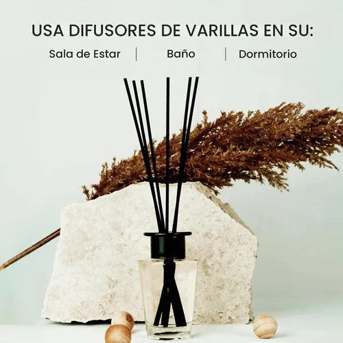 Vista 8 de The Magic Scent Mahogany & Teakwood Oil Reed Diffuser Set, 3.4 Fl Oz