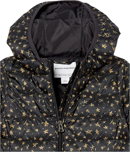 Vista 2 de Tienda Essentials - Chaqueta acolchada, larga y ligera con capucha, para niñas y niños pequeños