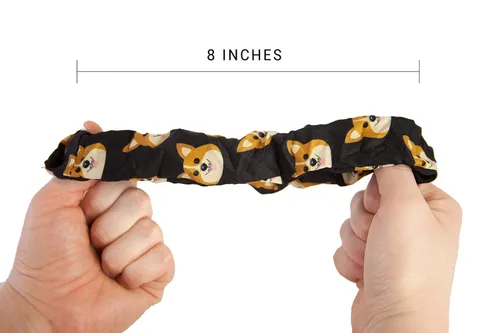 Vista 6 de Scrunchies - Bandas elásticas de algodón para el cabello – Lazos para el cabello – Accesorios para el cabello para niñas – Regalos para mujeres