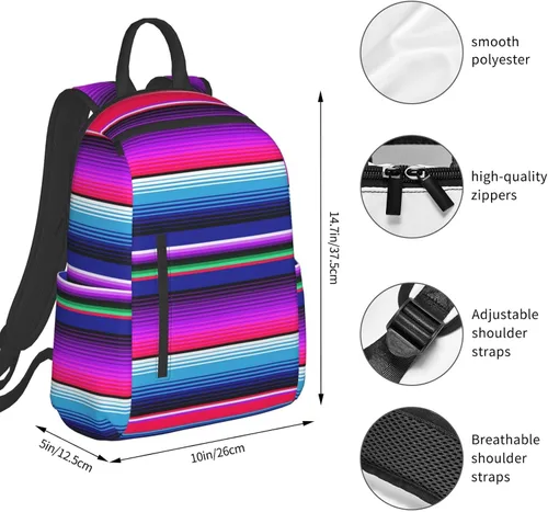 Vista 4 de Bolsa de senderismo para gimnasio al aire libre, mochila de mano casual para la universidad, Imagen(184)