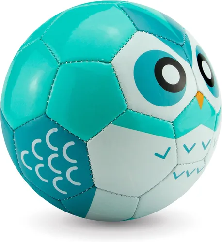 Vista 9 de Daball Pelota de fútbol para niños y niños pequeños - Talla 1, bomba y caja de regalo incluidas